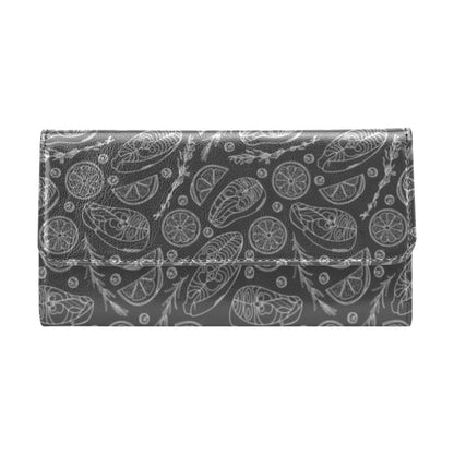 Steak Print Design LKS301 Women's Trifold Wallet