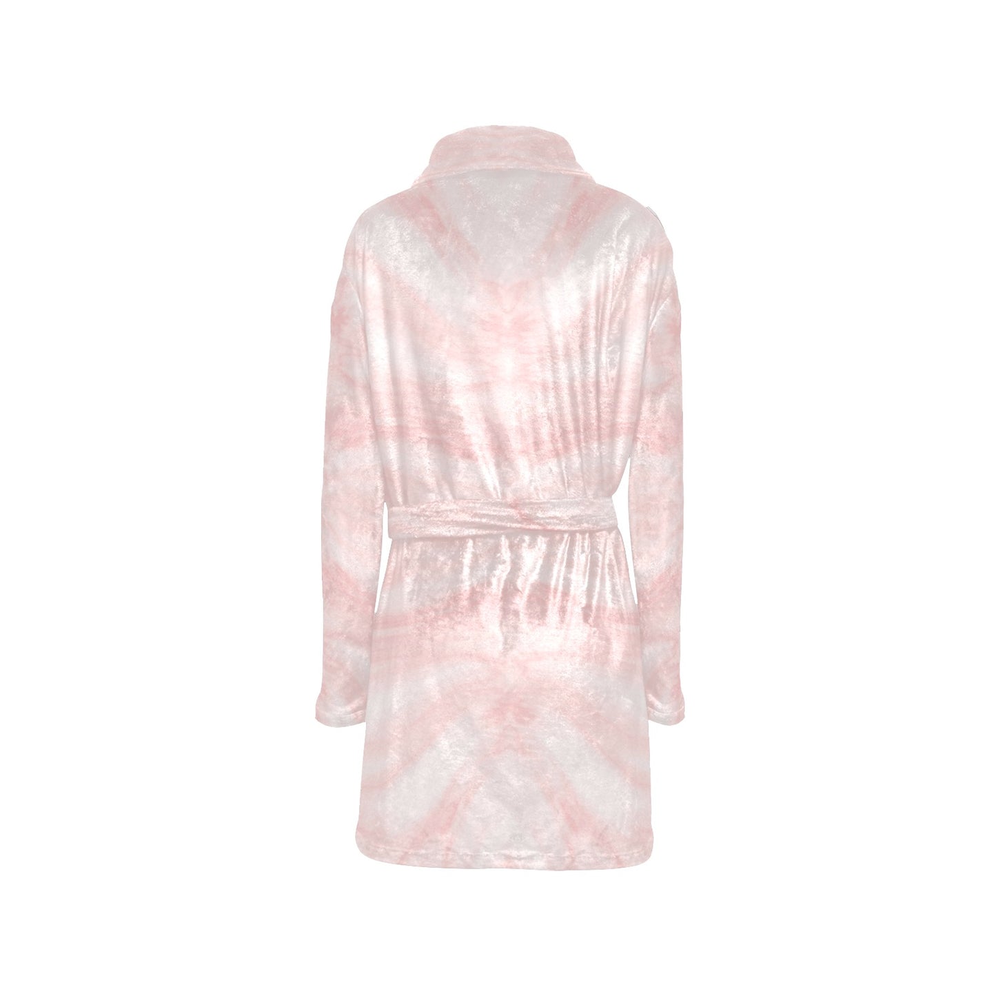 Marble Pattern Print Design 03 Women's Fleece Robe