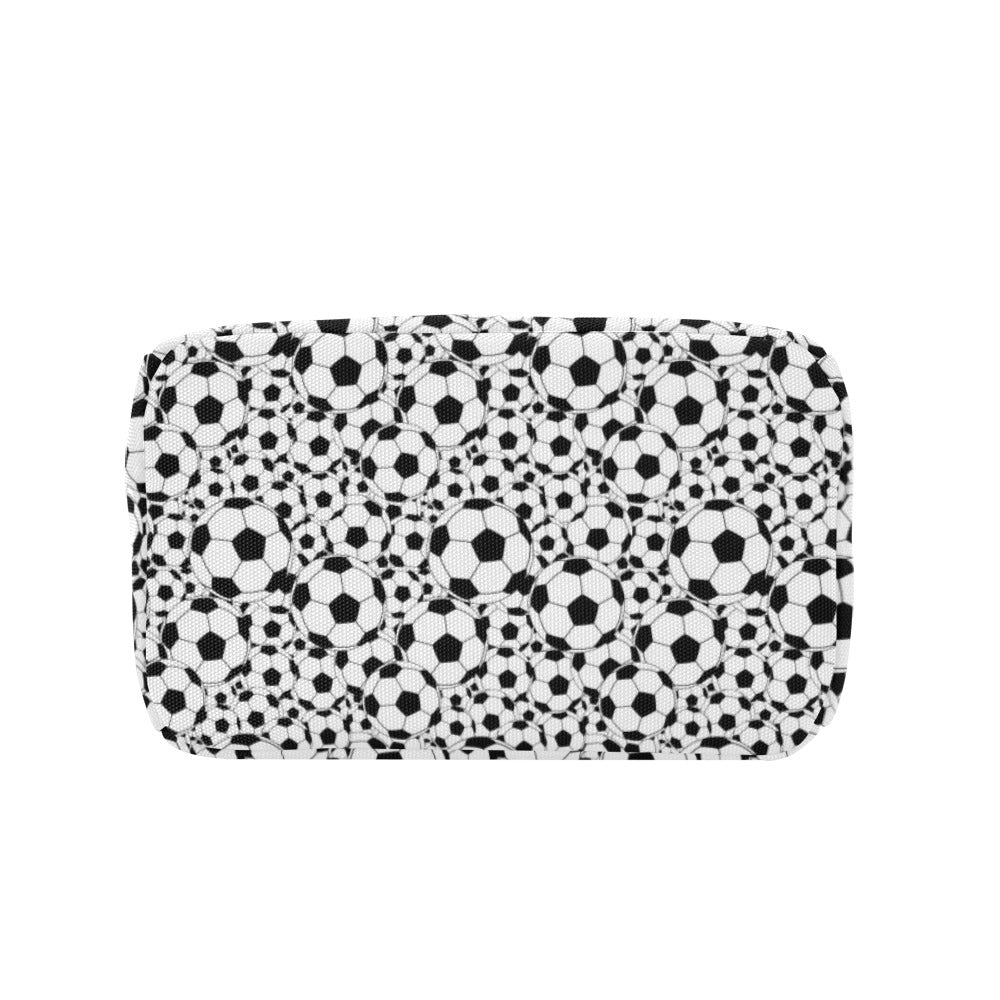 Soccer Ball Print Design LKS301 Insulated Lunch Bag