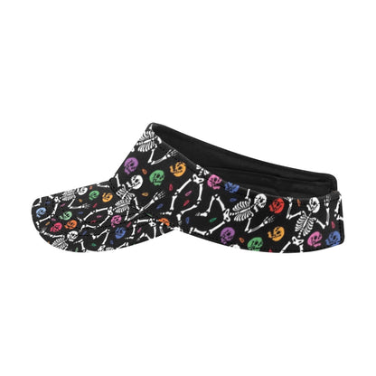 Skeleton Print Design LKS307 Unisex Sun Visor