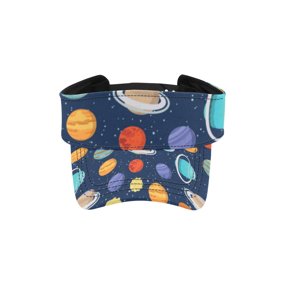 Planet With Star Print Design LKS303 Unisex Sun Visor