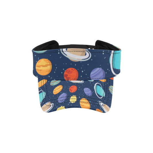 Planet With Star Print Design LKS303 Unisex Sun Visor