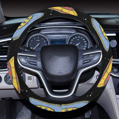 UFO Print Design LKS307 Steering Wheel Cover with Elastic Edge
