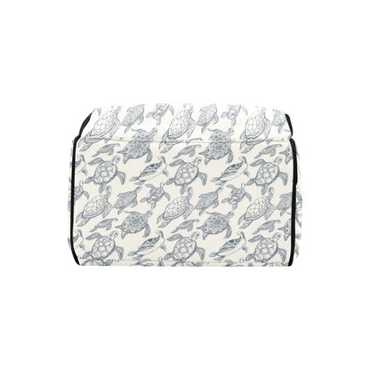 Sea Turtle Print Design LKS304 Diaper Bag Backpack