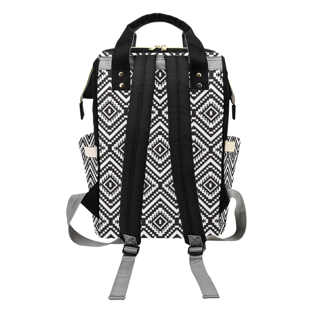 Tribal Pattern Print Design LKS303 Diaper Bag Backpack
