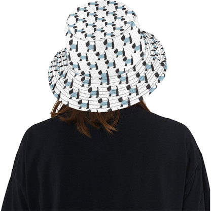 Scottish Terriers Print Design LKS3012 Unisex Bucket Hat