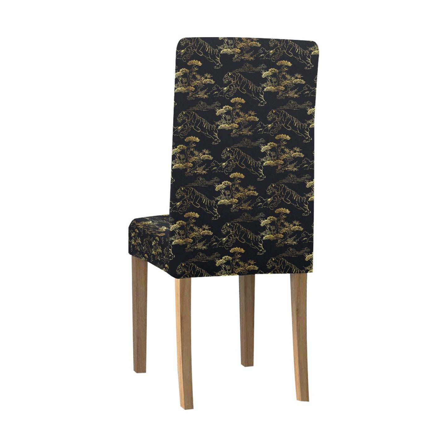Tiger Japan Style Print Design LKS305 Dining Chair Slipcover