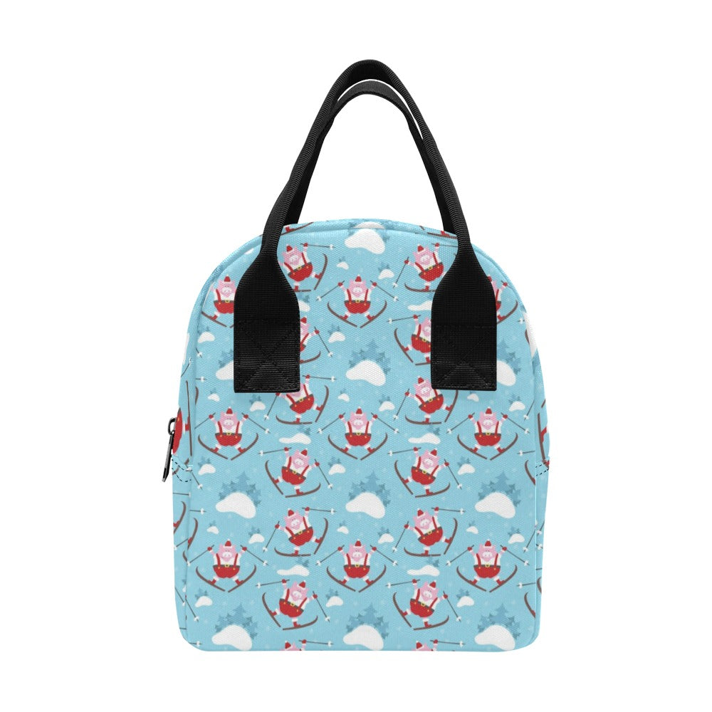 Ski Print Design LKS309 Insulated Lunch Bag