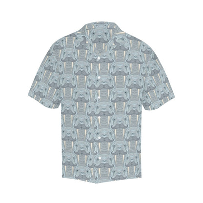Walrus Print Design LKS402 Men's Men's Hawaiian Shirt