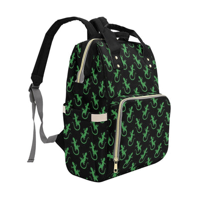 lizard Print Design LKS401 Diaper Bag Backpack