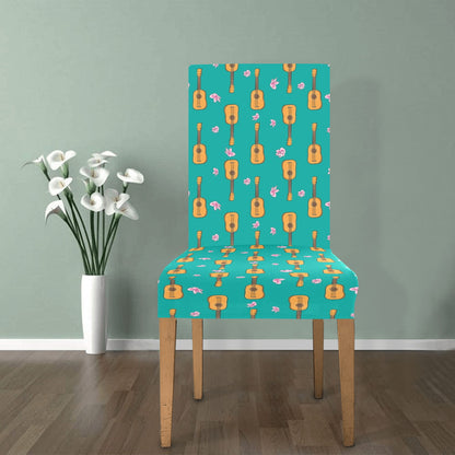 Ukulele Print Design LKS403 Dining Chair Slipcover