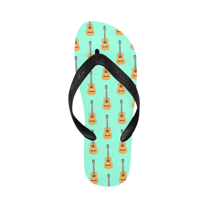 Acoustic Guitar Print Design LKS403 Flip Flops