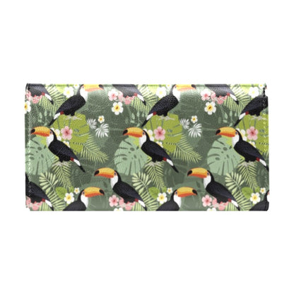 Toucan Print Design LKS304 Women's Trifold Wallet