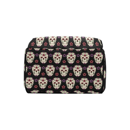 Sugar Skull Print Design LKS304 Diaper Bag Backpack