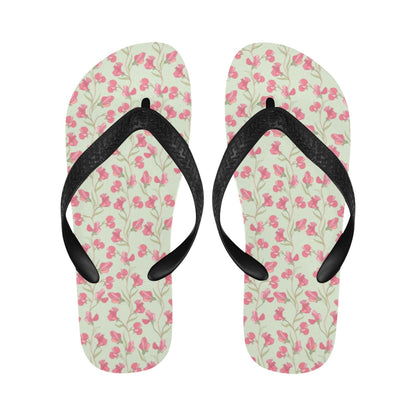 Sweet Pea Print Design LKS301 Flip Flops