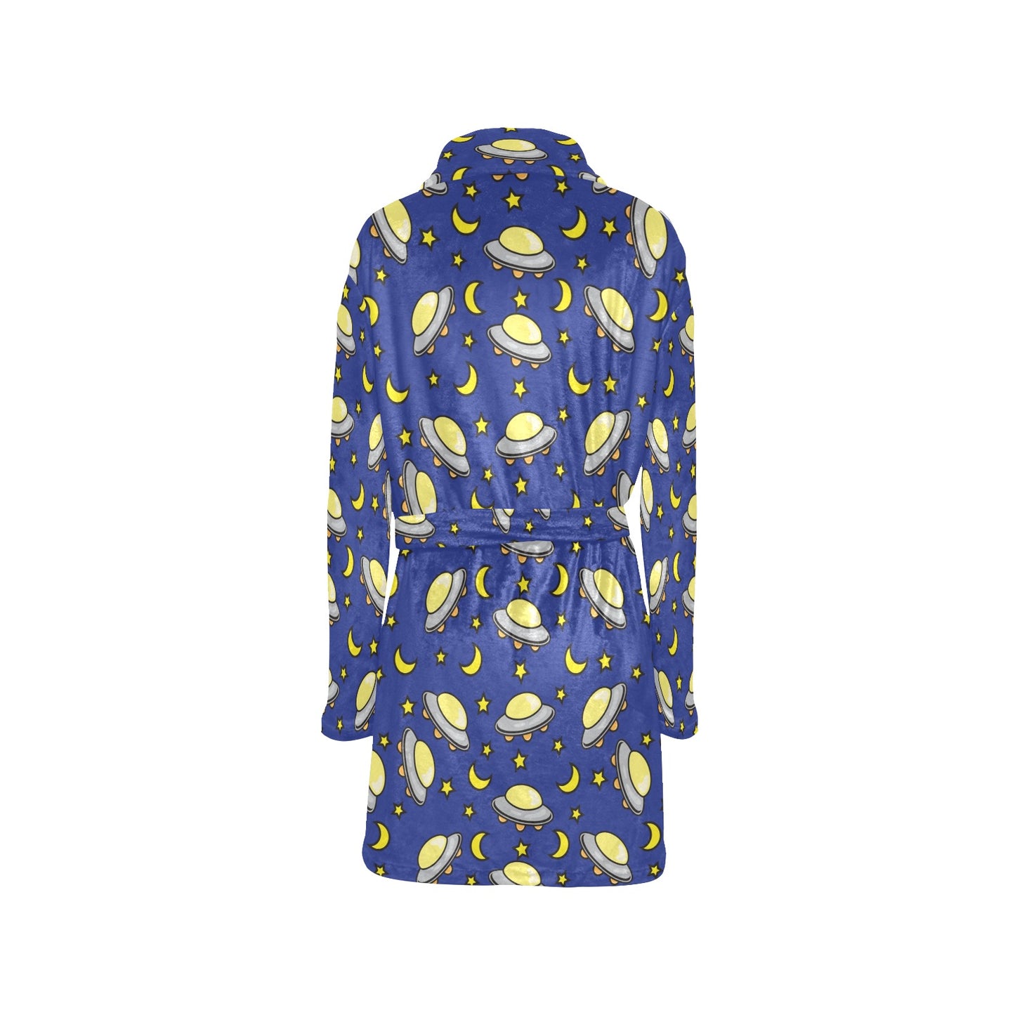 UFO Print Design LKS309 Women's Fleece Robe