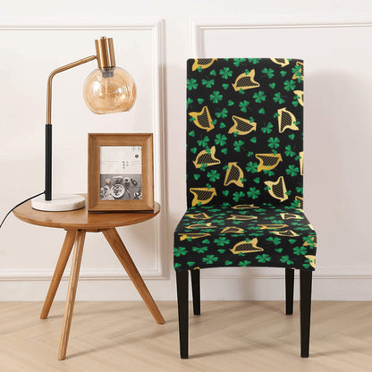 Harp Print Design LKS402 Dining Chair Slipcover