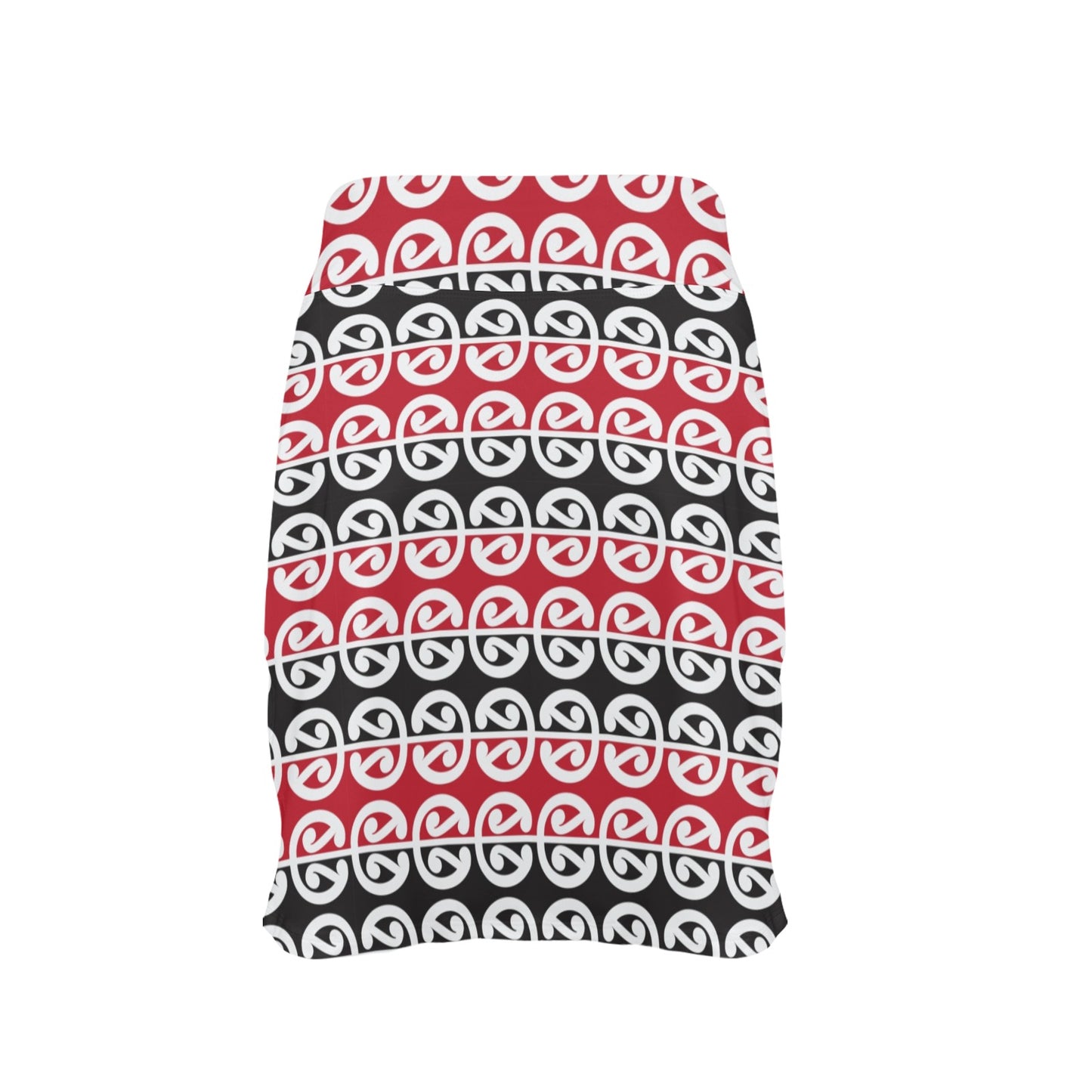 Maori Classic Themed Design Print 17" Golf & Pickleball Skort with Pockets
