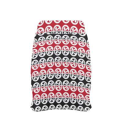 Maori Classic Themed Design Print 17" Golf & Pickleball Skort with Pockets