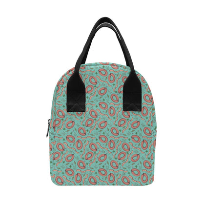 Sausage Print Design LKS303 Insulated Lunch Bag