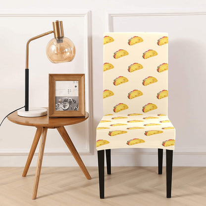 Taco Print Design LKS302 Dining Chair Slipcover