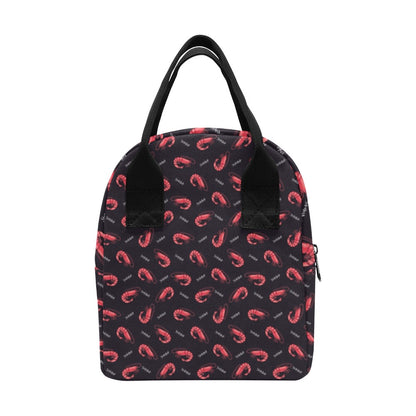 Shrimp Print Design LKS302 Insulated Lunch Bag