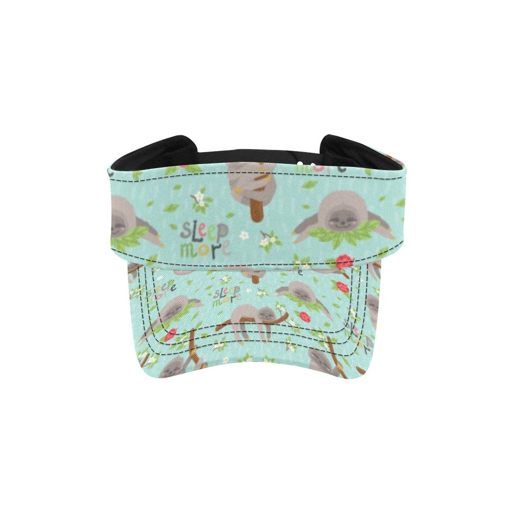 Sloth Print Design LKS305 Unisex Sun Visor
