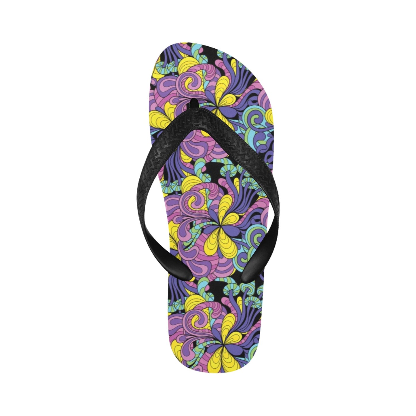 Trippy Print Design LKS305 Flip Flops