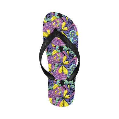Trippy Print Design LKS305 Flip Flops