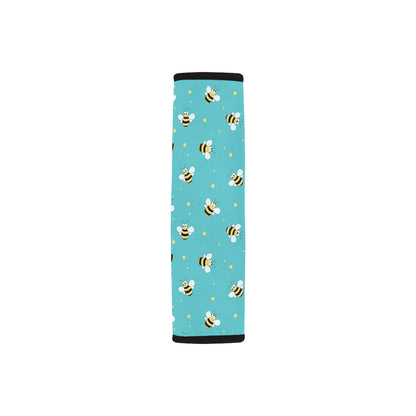 Bee With Dot Print Design LKS309 Car Seat Belt Cover