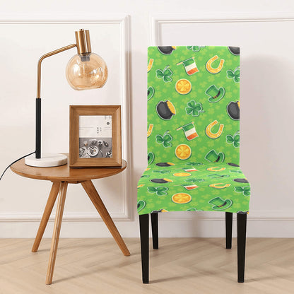 Shamrock Saint Patrick's Day Print Design LKS302 Dining Chair Slipcover