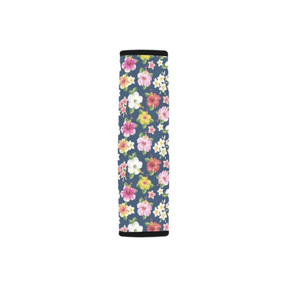 Hibiscus Sweet Print Design LKS304 Car Seat Belt Cover