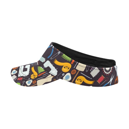Sewing Equipment Print Design LKS308 Unisex Sun Visor