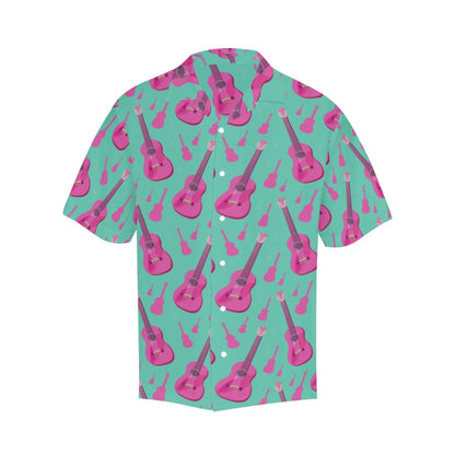 Acoustic Guitar Print Design LKS405 Men's Men's Hawaiian Shirt