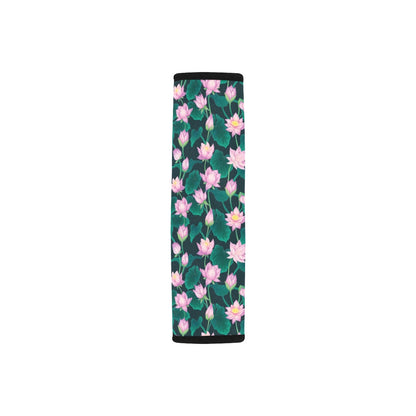 Water Lily Print Design LKS302 Car Seat Belt Cover