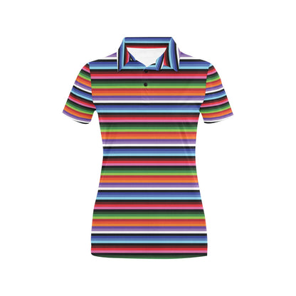 Serape Design Women's Polo Shirt