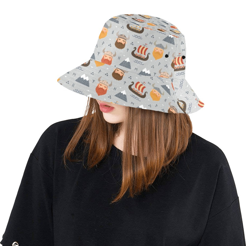 Vikings Print Design LKS307 Unisex Bucket Hat