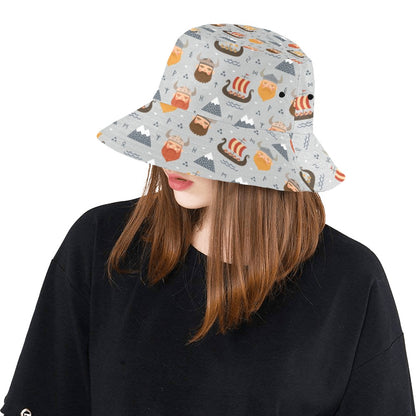 Vikings Print Design LKS307 Unisex Bucket Hat