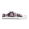 Sakura Japan Style Print Design LKS302 Women's White Low Top Shoes