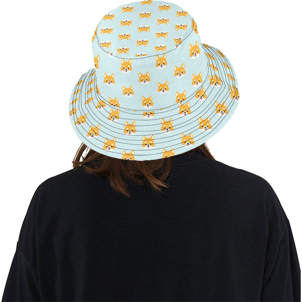 Shiba Inu Print Design LKS301 Unisex Bucket Hat