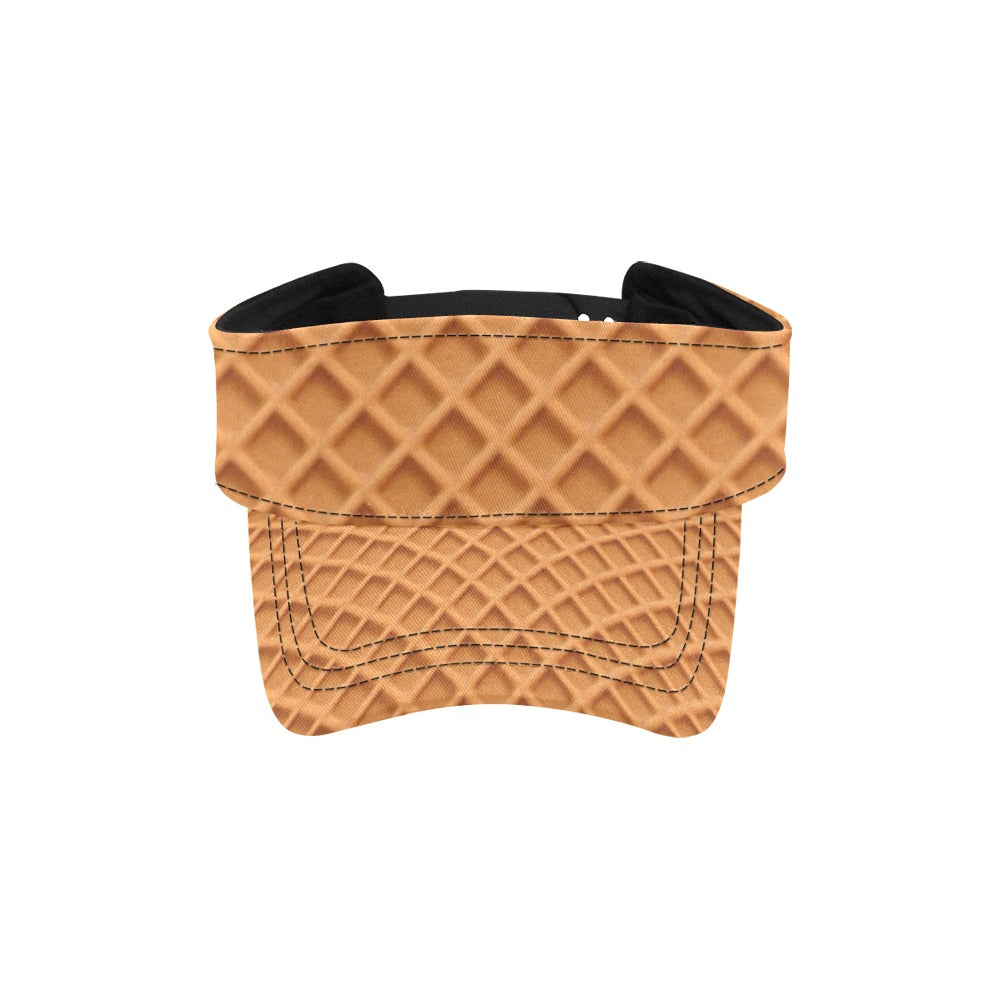 Waffle Texture Print Design LKS301 Unisex Sun Visor