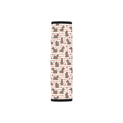 Scottish Terriers Print Design LKS3016 Car Seat Belt Cover