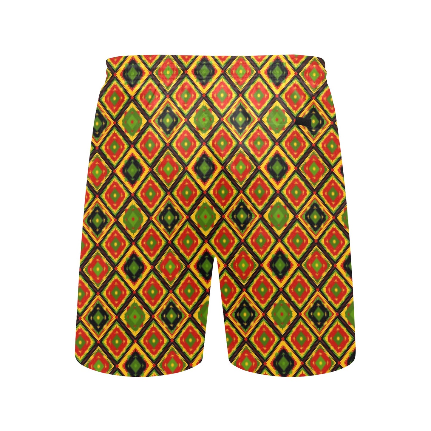 Rasta Reggae Color Pattern Men's Swim Trunks Beach Shorts