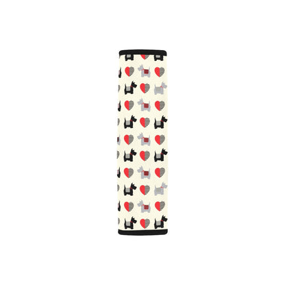 Scottish Terriers Print Design LKS3010 Car Seat Belt Cover