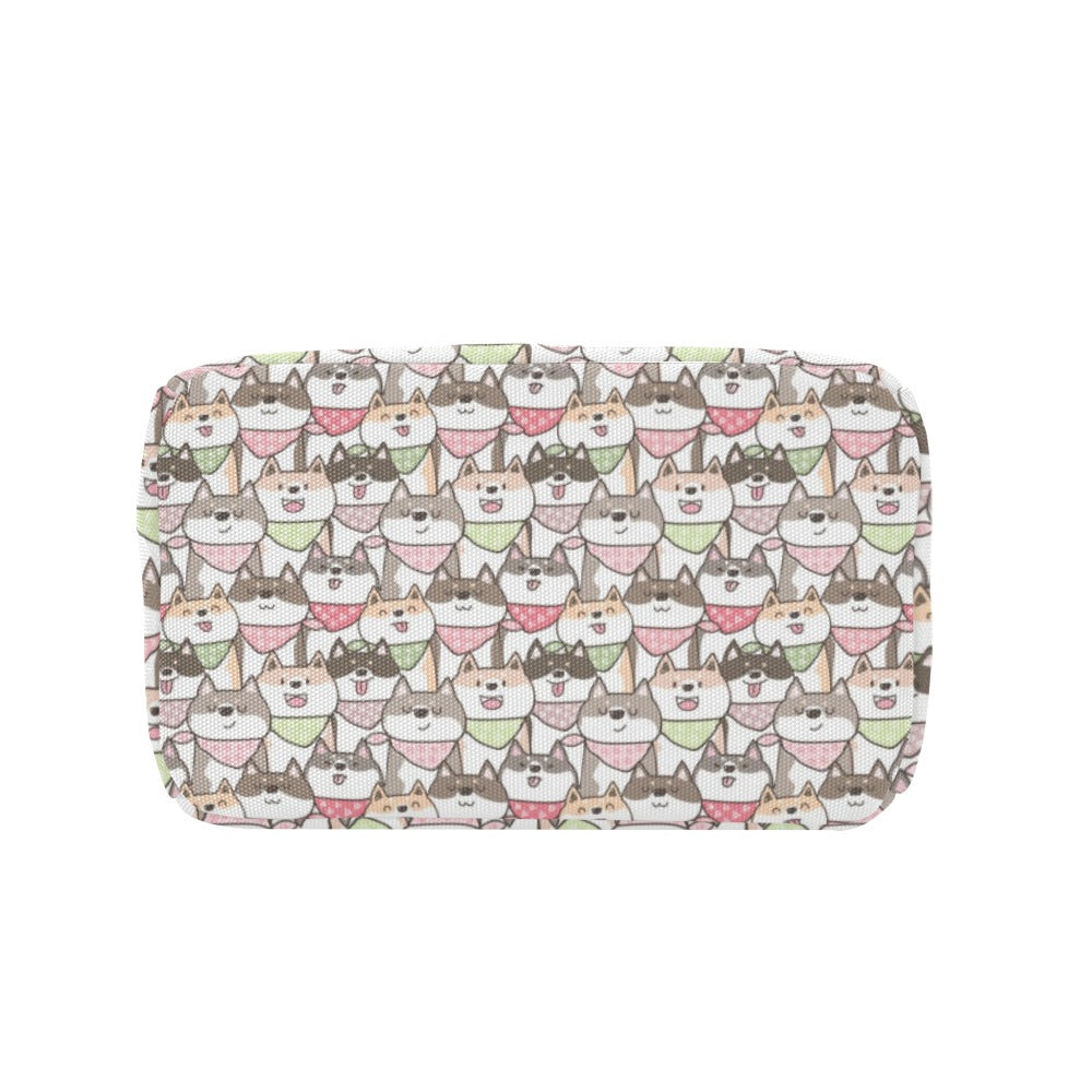 Shiba Inu Print Design LKS305 Insulated Lunch Bag