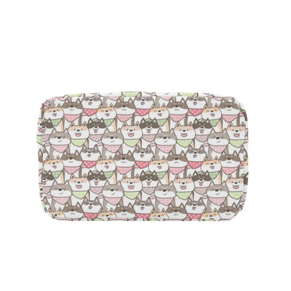 Shiba Inu Print Design LKS305 Insulated Lunch Bag
