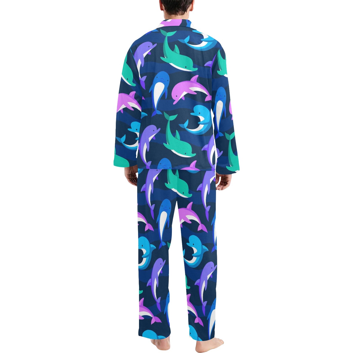 Dolphin Baby Men's Long Pajama Set