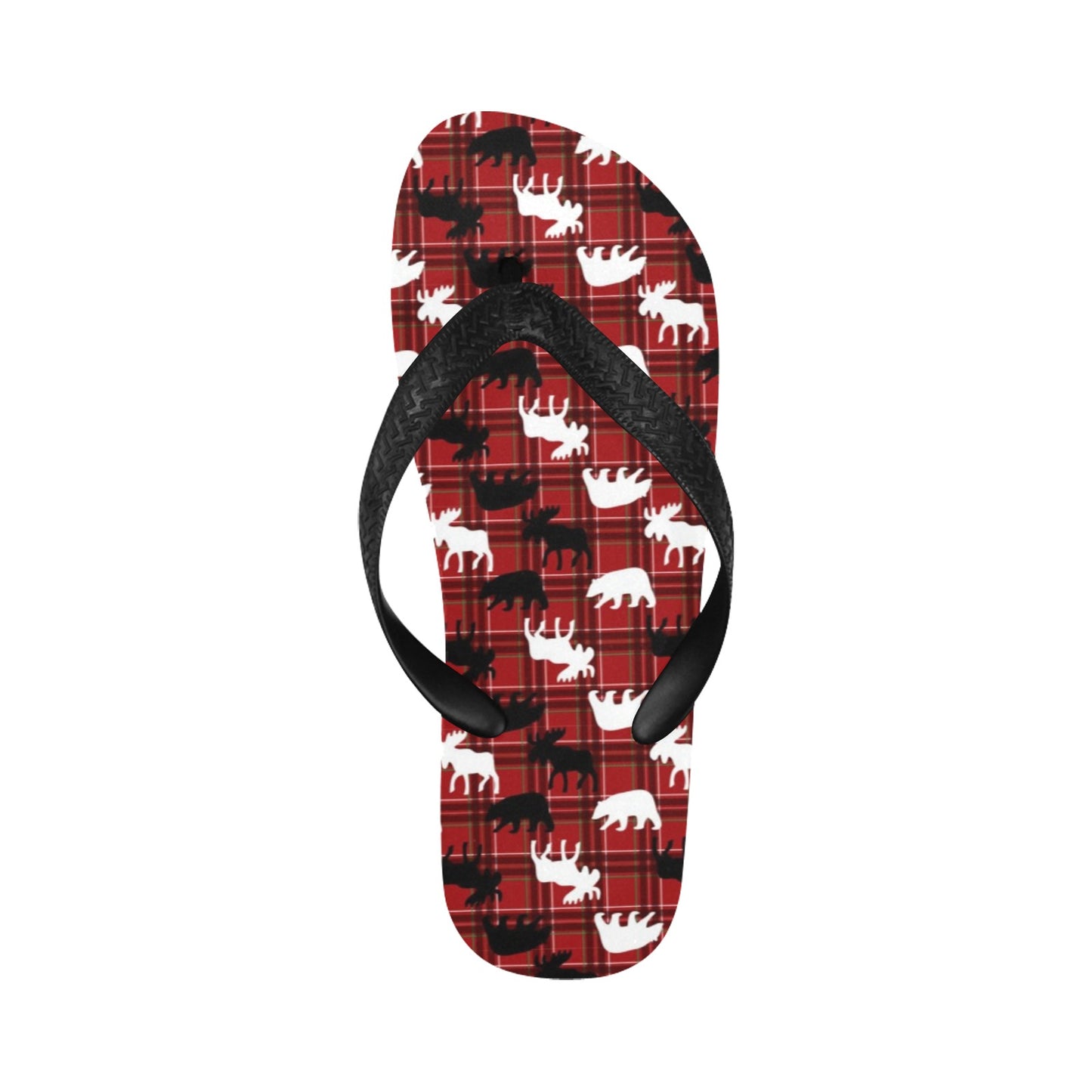 Moose Print Design LKS401 Flip Flops
