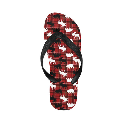 Moose Print Design LKS401 Flip Flops