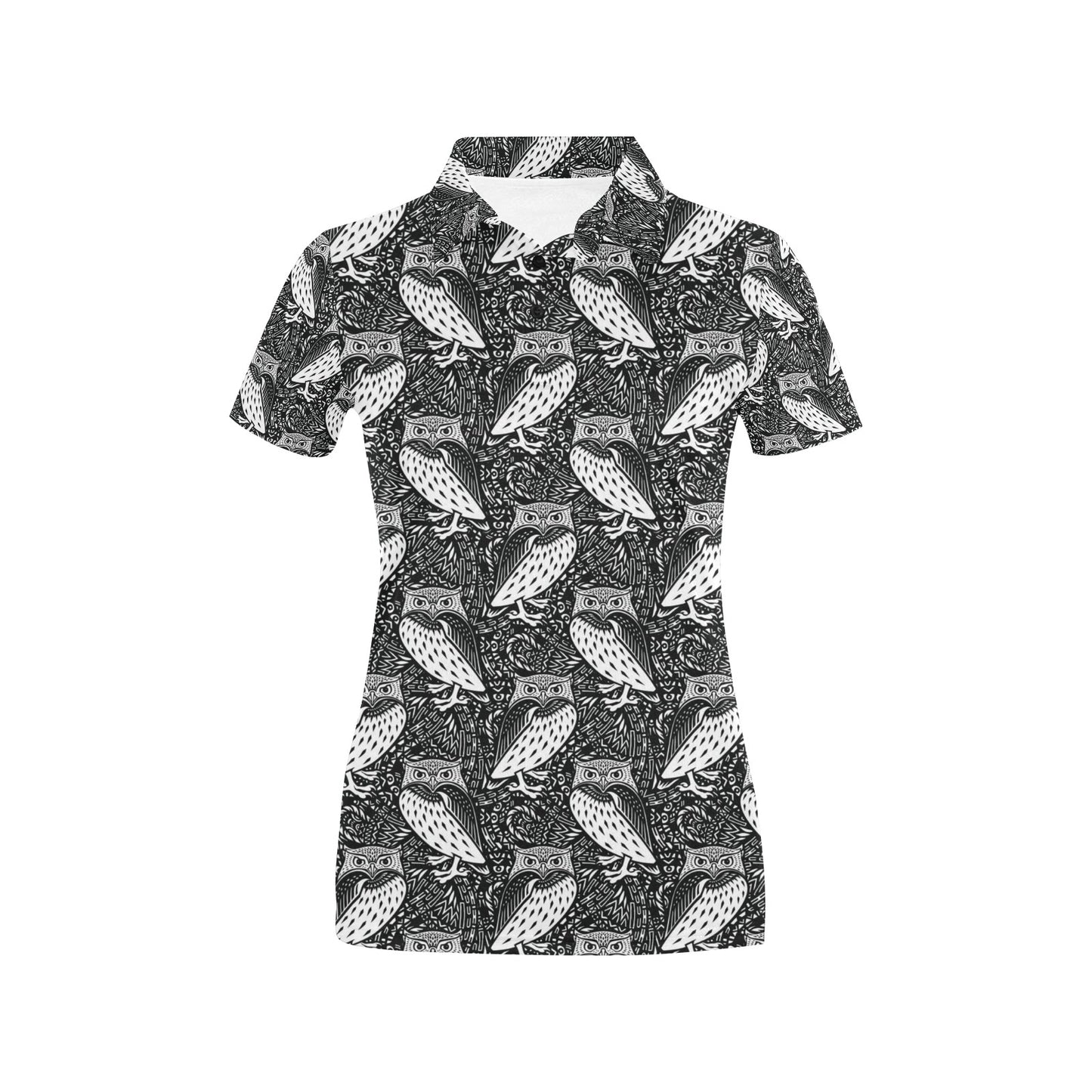 Tribal Pattern Print Design LKS308 Women's Polo Shirt